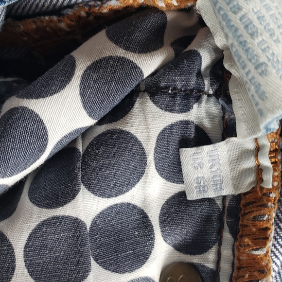 Boden Patch Knee Ankle Zip Skinny Jeans - Picture 7 of 8